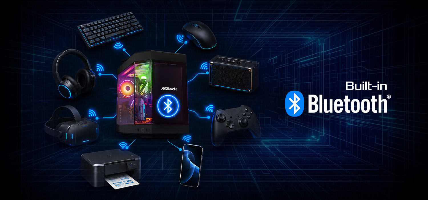 Built-in Bluetooth